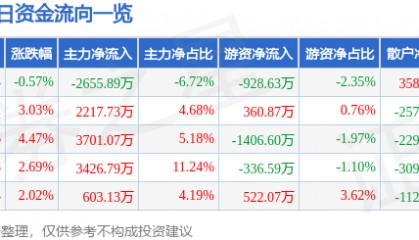 股票行情快报：云意电气（300304）5月25日主力资金净卖出2655.89万元